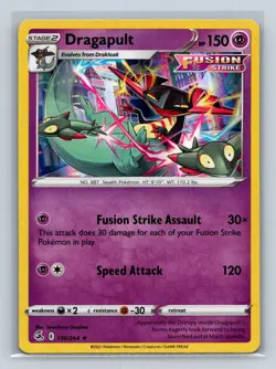 Dragapult #130/264 SWSH08: Fusion Strike Holo Rare Pokemon LP - Image 1