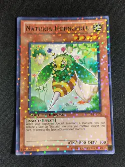 Yugioh - Naturia Horneedle DT03-EN070 Rare Duel Terminal 3 NM - Image 1