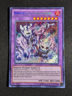Yugioh - Invoked Purgatrio FUEN-EN030 Unlimited Secret Rare NM - Image 1