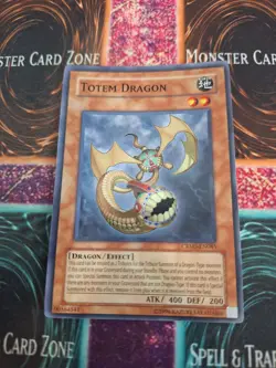 Yugioh Totem Dragon CRMS-EN085 Super Rare Unlimited Near Mint - Image 1