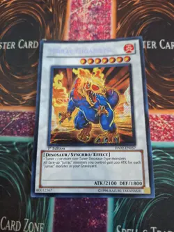 Yugioh Jurrac Giganoto HA02-EN057 Secret Rare 1st Edition Near Mint - Image 1