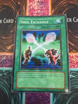 Yugioh Soul Exchange SDY-041 Super Rare Unlimited Moderately Played - Image 1