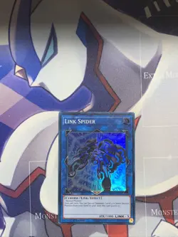 Yugioh Link Spider YS17-EN043 Super Rare 1st Ed LP - Image 1