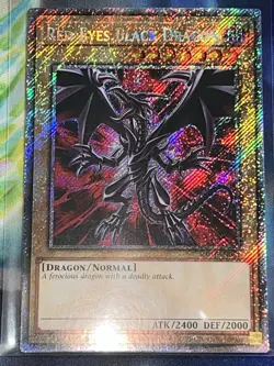 Yugioh! Red-Eyes Black Dragon - RA03-EN081 - Platinum Secret Rare - 1st Edition - Image 1