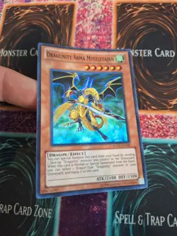 Yugioh Dragunity Arma Mystletainn SDDL-EN002 Super Rare Unlimited Near Mint - Image 2