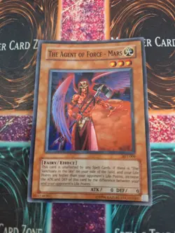 Yugioh The Agent of Force - Mars AST-009 Super Rare Unlimited Near Mint - Image 1