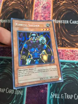 Yugioh Kinetic Soldier WC4-002 Prismatic Secret Rare Unlimited Near Mint - Image 2