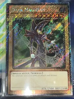 *** DARK MAGICIAN *** ALTERNATE ART PLATINUM SECRET RARE RA04-EN106 CT14 YUGIOH! - Image 1