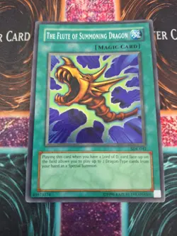 Yugioh The Flute of Summoning Dragon SDK-042 Super Rare Unlimited MP - Image 1