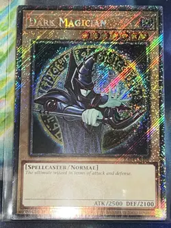 Dark Magician 9th Art 1st Edition Platinum Secret Rare RA04-EN106 Yugioh NM - Image 1