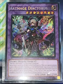 Yugioh! Artmage Diactorus - DUAD-EN032 - Secret Rare - 1st Edition Near Mint, En - Image 1