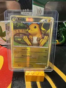 Raichu 10/123 Reverse Holo Rare HeartGold & SoulSilver 2010 Pokemon TCG Card HP - Image 1