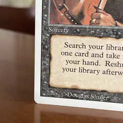 Demonic Tutor Revised Edition Regular Card MTG - Image 4