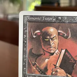 Demonic Tutor Revised Edition Regular Card MTG - Image 5
