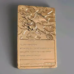 Charizard Pokemon 23K Gold Plated Trading Card. Burger King 1999 - Image 2