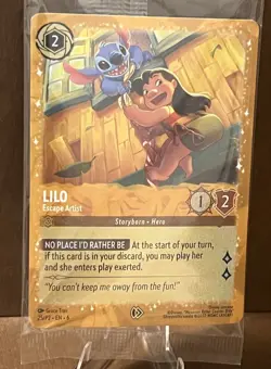 Lilo - Escape Artist 25 Disney Lorcana Promo Cards Holo - Image 3