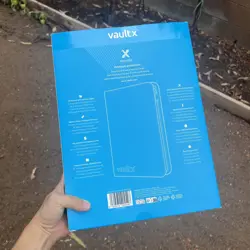 Vault X Neon Blue 9-Pocket Exo-Tec Zip Binder - 360 Cards BRAND NEW - Image 2