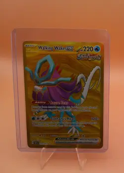 Pokemon TCG Walking Wake EX Hyper Rare Card 215/162SV05: Temporal Forces NM - Image 1