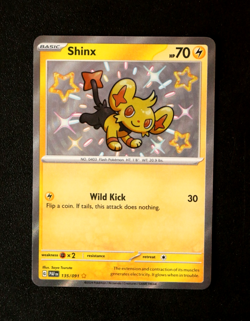 Pokemon Card TCG - Shinx 135/091 - Paldean Fates - Baby Shiny Rare - NM ⭐ - Image 1