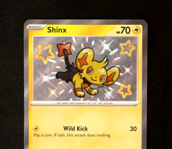 Pokemon Card TCG - Shinx 135/091 - Paldean Fates - Baby Shiny Rare - NM ⭐ - Image 2