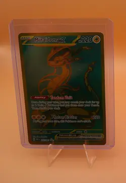 Pokemon TCG Miraidon EX Scarlet & Violet Paldean Fates Hyper Rare Card 243/091 - Image 1