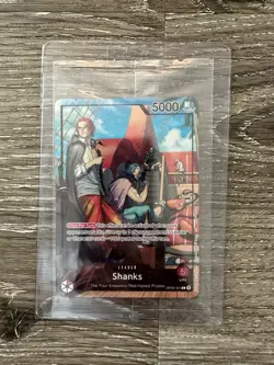 ONE PIECE Shanks Leader OP09-001 PSA Promo Card EXCLUSIVE Sealed NM+ Condition - Image 1