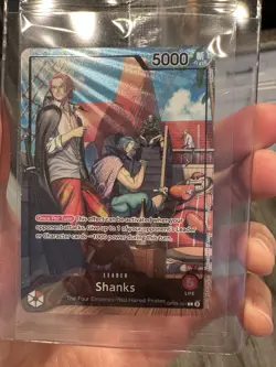 ONE PIECE Shanks Leader OP09-001 PSA Promo Card EXCLUSIVE Sealed NM+ Condition - Image 3
