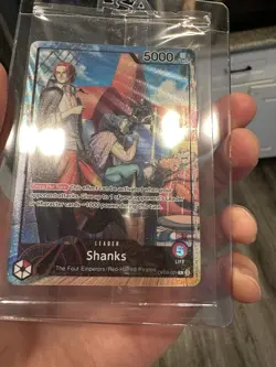 ONE PIECE Shanks Leader OP09-001 PSA Promo Card EXCLUSIVE Sealed NM+ Condition - Image 4