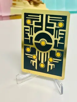 Ancient Pikachu Pokemon Gold Metal Card Collectible Gift/Display - Image 2