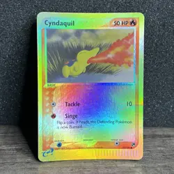 Cyndaquil 59/100 Reverse Holo EX Sandstorm Pokemon Card E Series MP - Image 1