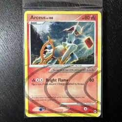 Arceus Holo AR3 Platinum Arceus 2009 English Pokemon Card lot Raichu + Magmortar - Image 2