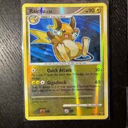 Arceus Holo AR3 Platinum Arceus 2009 English Pokemon Card lot Raichu + Magmortar - Image 3