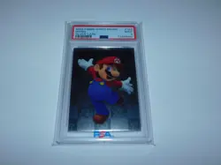 2022 PANINI SUPER MARIO - MARIO SILVER CARD #163 PSA 9 MINT HTF RARE IMPORT - Image 1