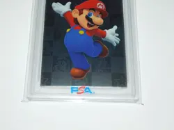 2022 PANINI SUPER MARIO - MARIO SILVER CARD #163 PSA 9 MINT HTF RARE IMPORT - Image 5
