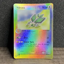 Vibrava 47/97 Reverse Holo EX Dragon Pokemon Card E Series MP - Image 1