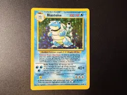 Pokemon TCG Blastoise Base Set Holo Unlimited Rare Card 2/102 - Image 1