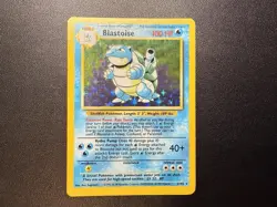 Pokemon TCG Blastoise Base Set Holo Unlimited Rare Card 2/102 - Image 3