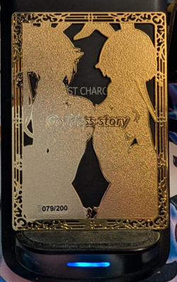 Yoruichi x Soifon Bleach #079/200 Waifu Premium Metal Card Anime - Image 2