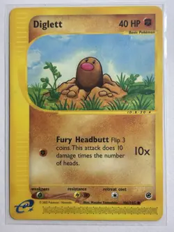 Diglett 106/165 - Expedition Non Holo Pokemon Card - Image 1