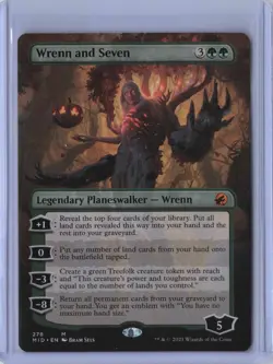 Wrenn and Seven (Borderless) 278 - MID Normal MTG NM - Image 1