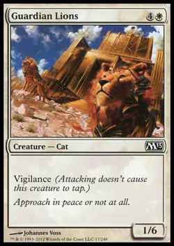 MTG: Guardian Lions - Core 2013 - Magic Card - Image 1
