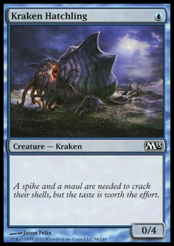 MTG: Kraken Hatchling - Core 2013 - Magic Card - Image 1