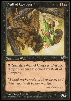 MTG: Wall of Corpses - Mirage - Magic Card - Image 1