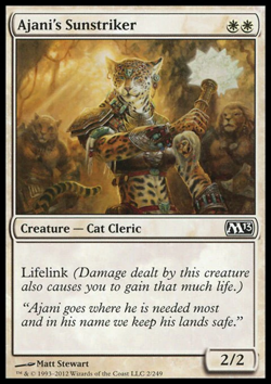 MTG: Ajani's Sunstriker - Core 2013 - Magic Card - Image 1