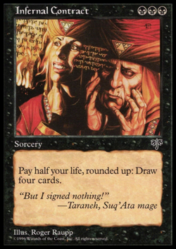 MTG: Infernal Contract - Mirage - Magic Card - Image 1