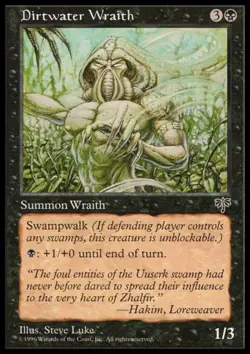 MTG: Dirtwater Wraith - Mirage - Magic Card - Image 1