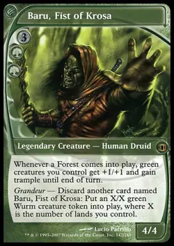 MTG: Baru, Fist of Krosa - Future Sight - Magic Card - Image 1