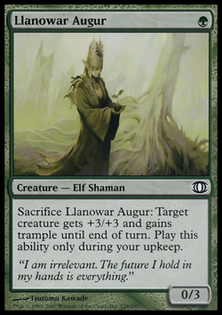 MTG: Llanowar Augur - Future Sight - Magic Card - Image 1