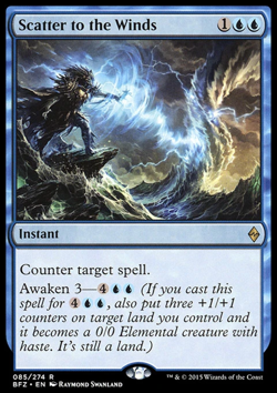 MTG: Scatter to the Winds - Battle for Zendikar - Magic Card - Image 1