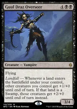 MTG: Guul Draz Overseer - Battle for Zendikar - Magic Card - Image 1